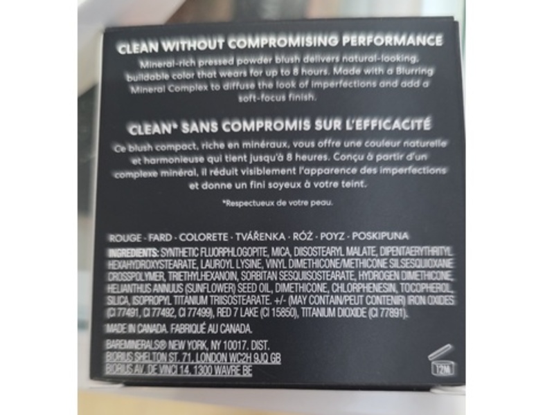 BareMinerals Gen Nude Powder Blush, That Peach Tho, 0.21 fl oz/6 g