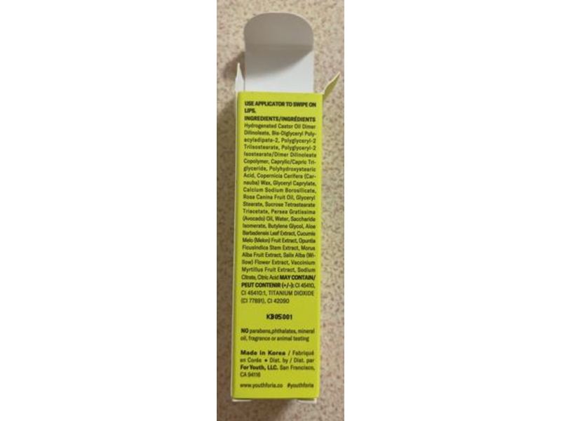 Youth Foria Dewy Gloss Hydrating Lip Gloss, 01 Sound Stage, 0.21 fl oz/6.5 mL