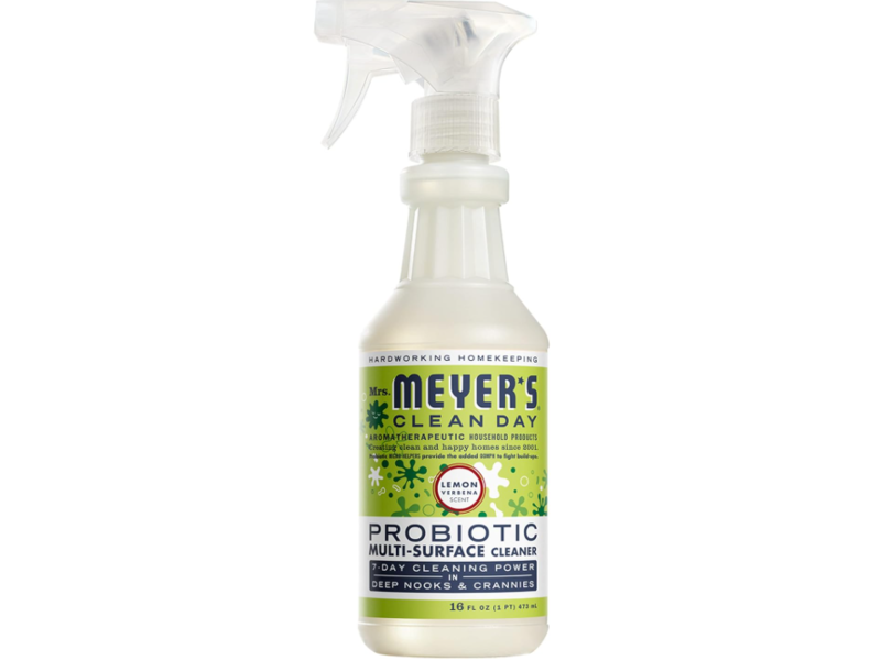 Mrs. Meyer's Clean Day Probiotic Daily Shower Spray, Lemon Verbena Scent, 16 fl oz/473 mL