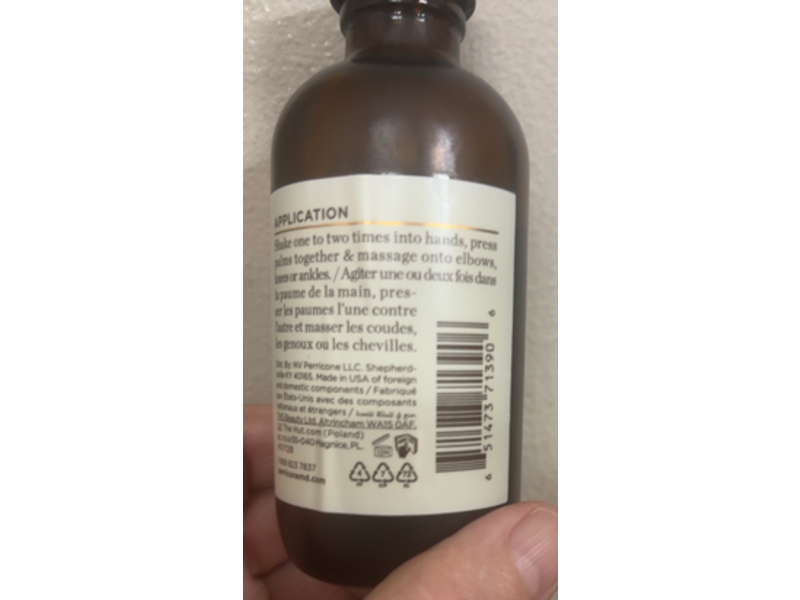 Perricone MD Essential FX Acyl-Glutathione Chia Body Oil, 4 fl oz/118 mL