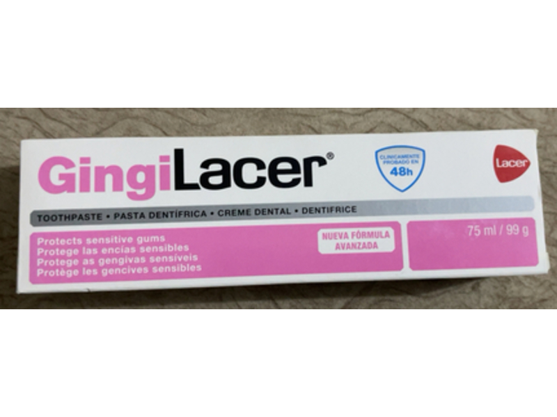 Lacer GingiLacer Toothpaste, 75 mL