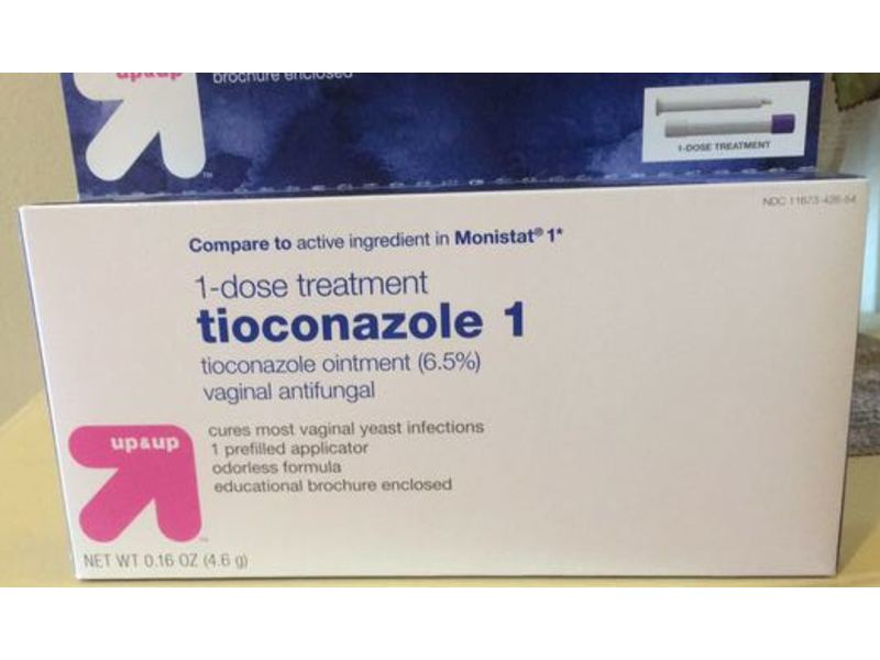 Up & Up 1-Dose Treatment Tioconazole 1, Vaginal Antifungal, 0.16 oz/4.6 g