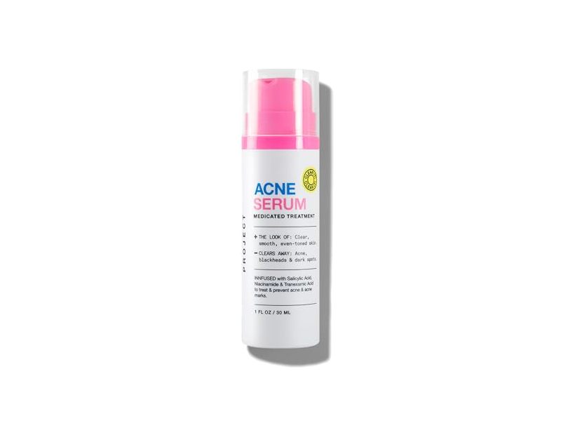 INNBeauty Project Acne Serum Medicated Treatment, Salicylic Acid, Niacinamide + Tranexamic Acid, 1 fl oz/30 mL