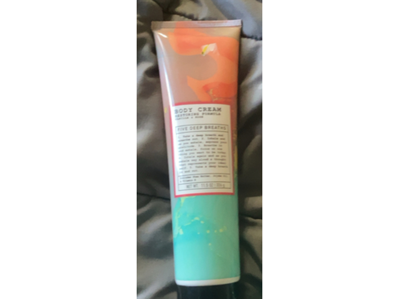 Five Deep Breaths Body Cream, Vanilla Rose, 11.5 oz/326 g