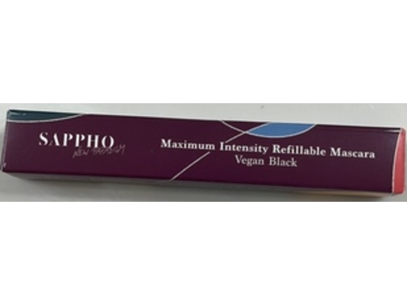 Sappho Maximum Intensity Refillable Mascara, Black, 8 mL