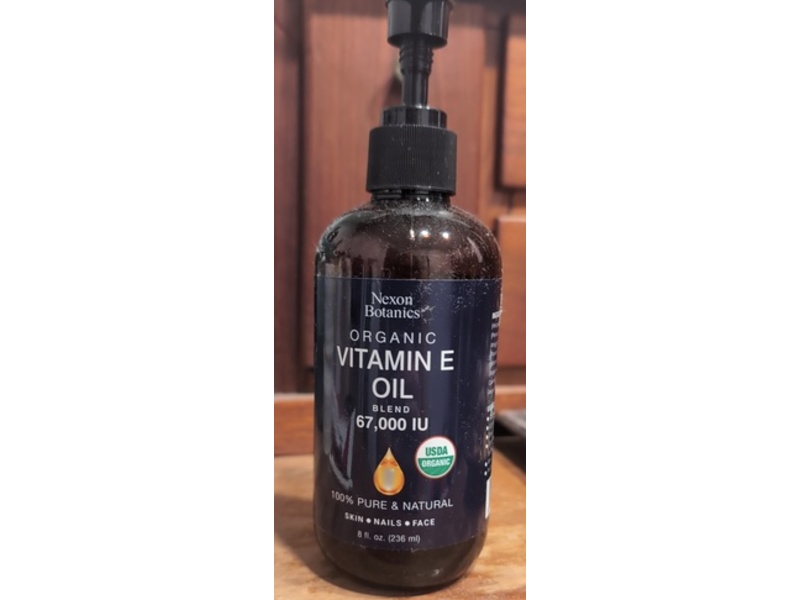 Nexon Botanics Organic Vitamin E Oil, 8 fl oz/236 mL