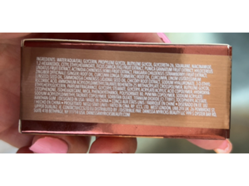 Danessa Myricks Beauty Yummy Skin Glow Serum, Main Squeeze, 0.17 fl oz/5 mL