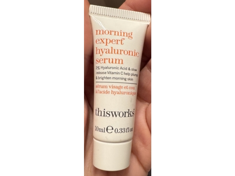This Works Morning Expert Serum, Hyaluronic Acid & Vitamin C, 0.33 fl oz/10 mL