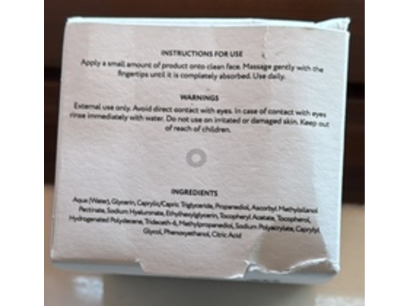 Active Drip Moisturizing And Antioxidant Cream, Vitamin C + Hyaluronic Acid, 1.69 fl oz/50 mL