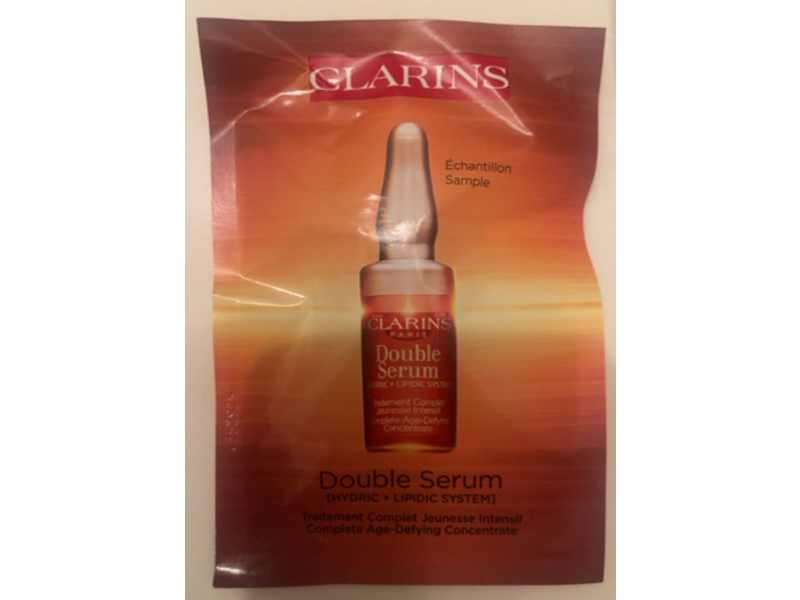 Clarins Complete Age Defying Concentrate Double Serum, Hydric + Lipidic System, 0.03 fl oz/0.9 mL