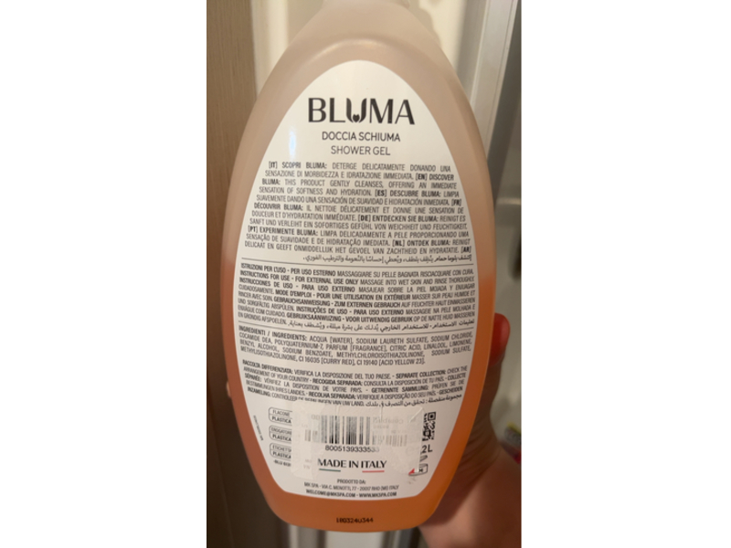 Bluma Shower Gel, Orange Blossom, 40.5 fl oz/1.2 L