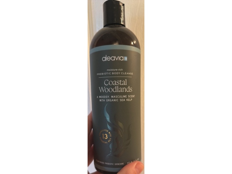 Aleavia Mens Body Wash, Coastal Woodlands, 16 fl oz/473 mL