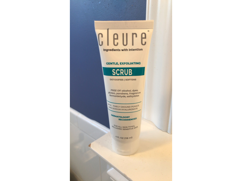 Cleure Exfoliating Facial Scrub, 6 fl oz (177.44 mL)
