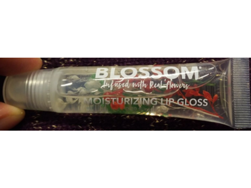Blossom Scented Moisturizing Lip Gloss, Infused with Real Flowers, Watermelon, 0.3 fl oz/9 mL