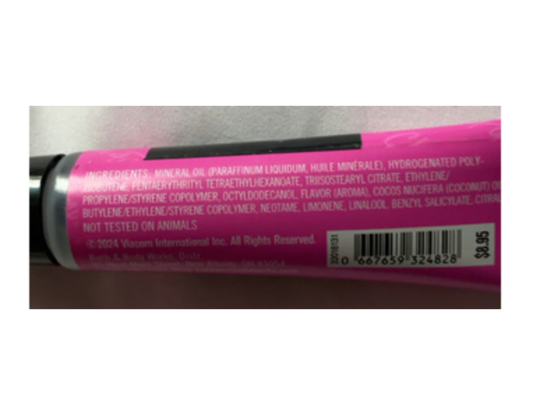 Bath & Body Works Lip Gloss, Champagne in Paris, 0.47 fl oz/14 mL