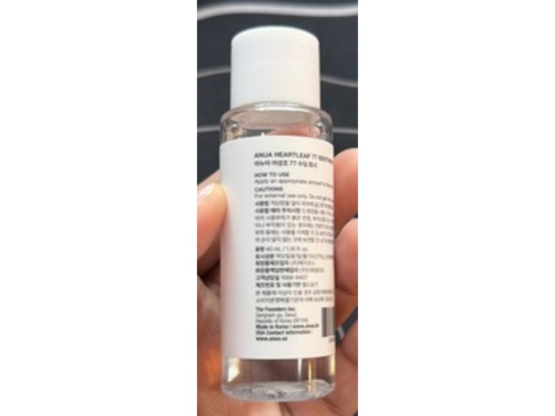 Anua Heartleaf 77+ Soothing Toner, Hyaluron, 1.35 fl oz/40 mL