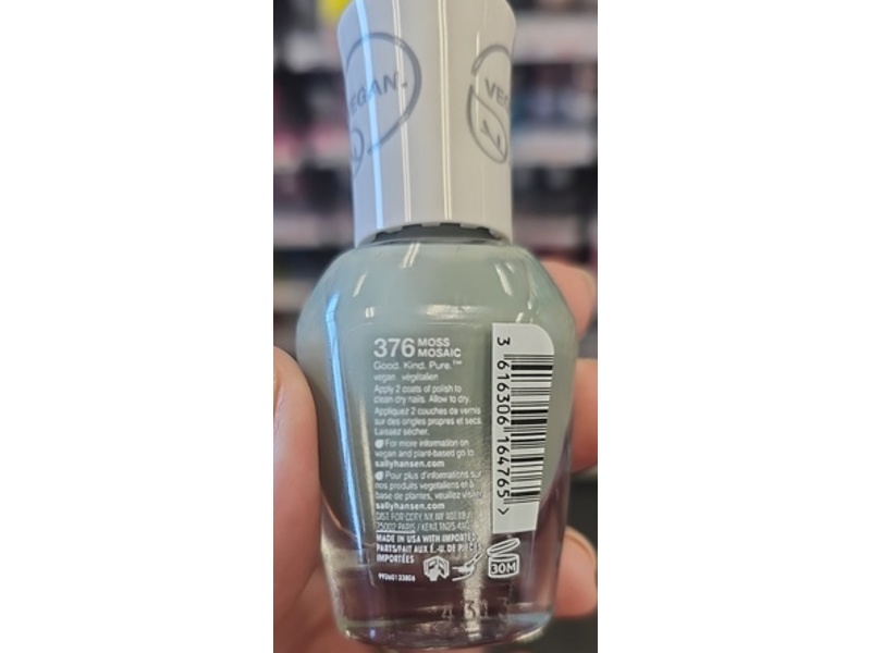 Sally Hansen Good. Kind. Pure. Nail Polis, 367 Moss Mosaic, 0.33 fl oz/10 mL