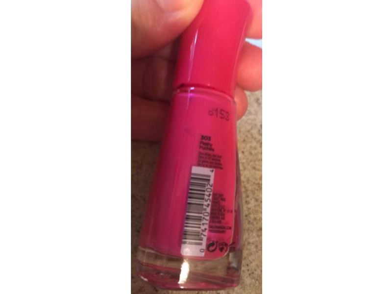 Sally Hansen Insta-Dri Nail Polish, 303 Flashy Fuchsia, 0.31 fl oz/9.17 mL