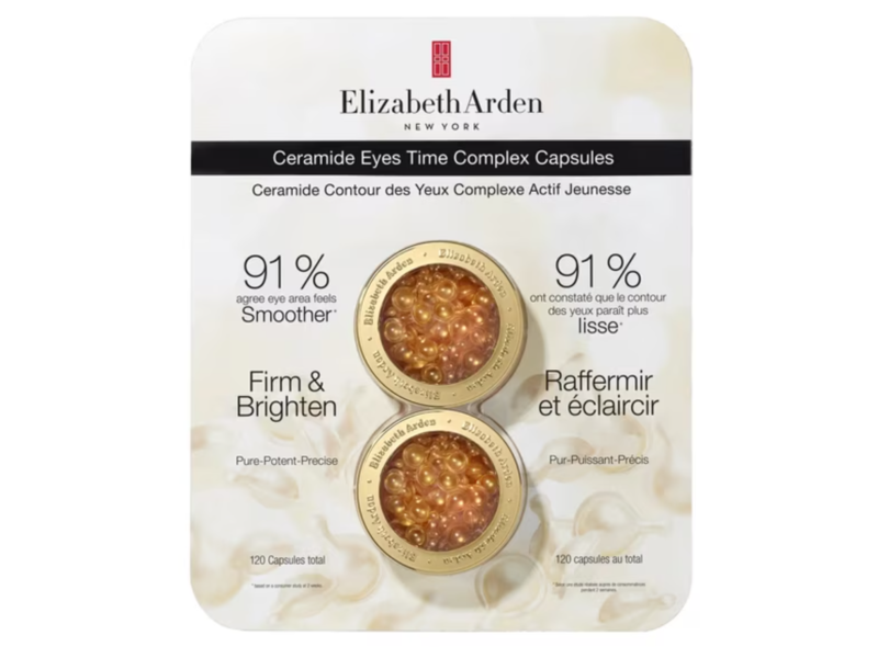 Elizabeth Arden Ceramide Eyes Time Complex Capsules, 0.70 fl oz/21 mL, 120 Count