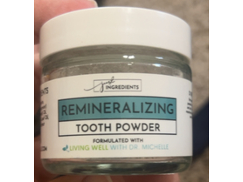 Just Ingredients Remineralizing Tooth Powder, 2 oz