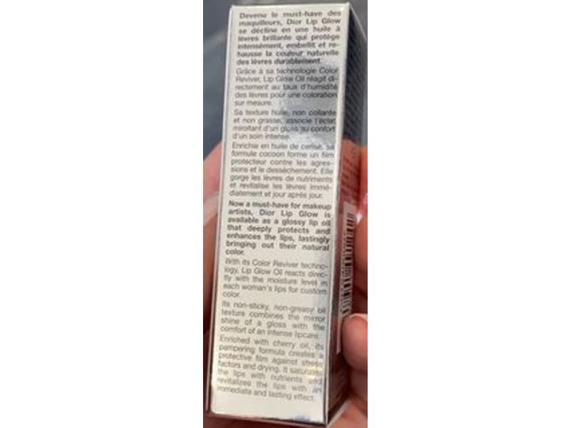 Dior Addict Lip Glow Oil, 07 Raspberry, 0.20 fl oz/6 mL