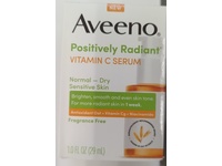 Aveeno Positively Radiant Serum, Vitamin C, 1 fl oz/29 mL - thumbnail 2