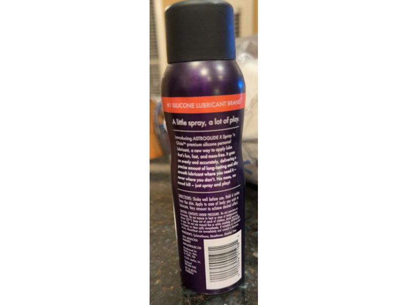 Astroglide Spray 'N Glide, Premium Silicone Personal Lubricant Spray, 4.6 oz/130 g