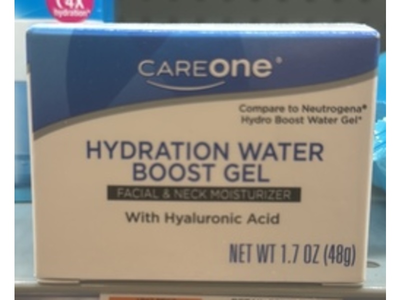 Careone Hydration Water Boost Gel Facial & Neck Moisturizer, 1.7 oz/48 g