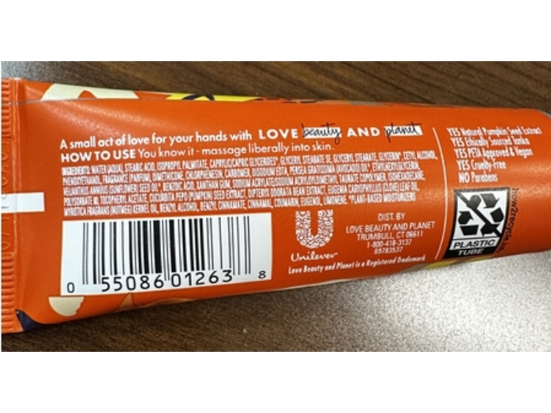 Beloved Hand Lotion, Pumpkin & Tonka, 1 oz