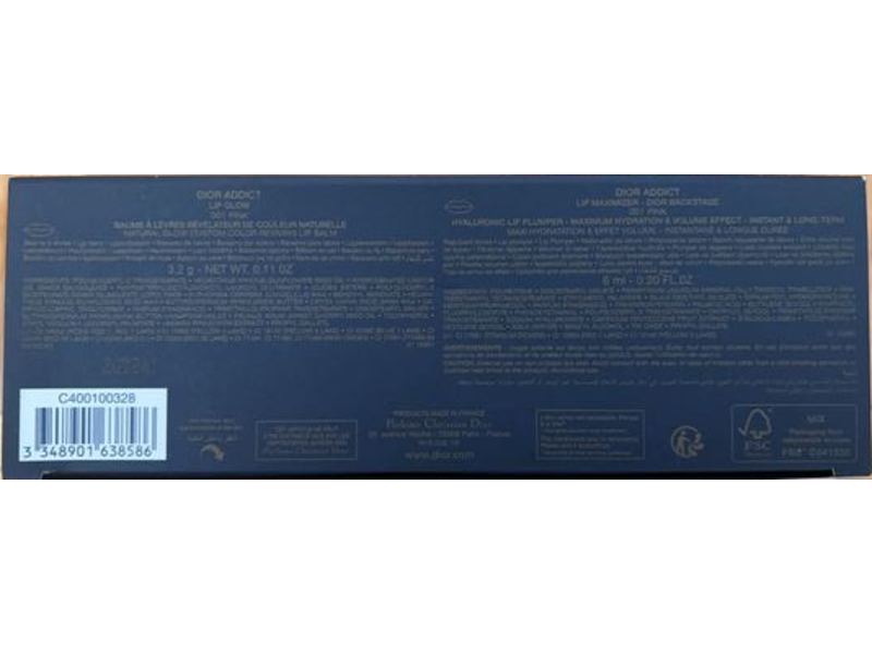Dior Addict Glow Set Lip Glow, Lip Maximizer, 01 Pink