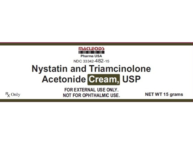 Nystatin And Triamcinolone Acetonide Cream, 15 g, Macleods (Rx)