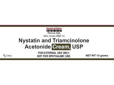 Nystatin And Triamcinolone Acetonide Cream, 15 g, Macleods (Rx)