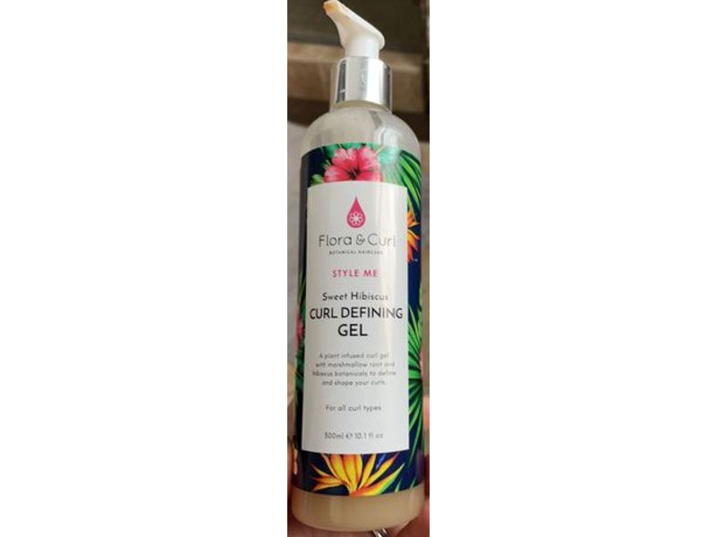 Flora & Curl Style Me Curl Defining Gel, Sweet Hibiscus, 10.1 fl oz/300 mL