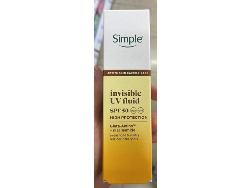 SImple Invisible UV Fluid, SPF 50, 40 mL