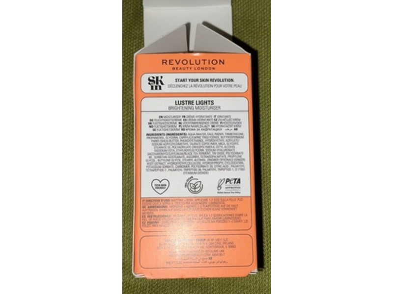 Revolution Beauty London Lustre Lights Brightening Moisturizer, 50 mL