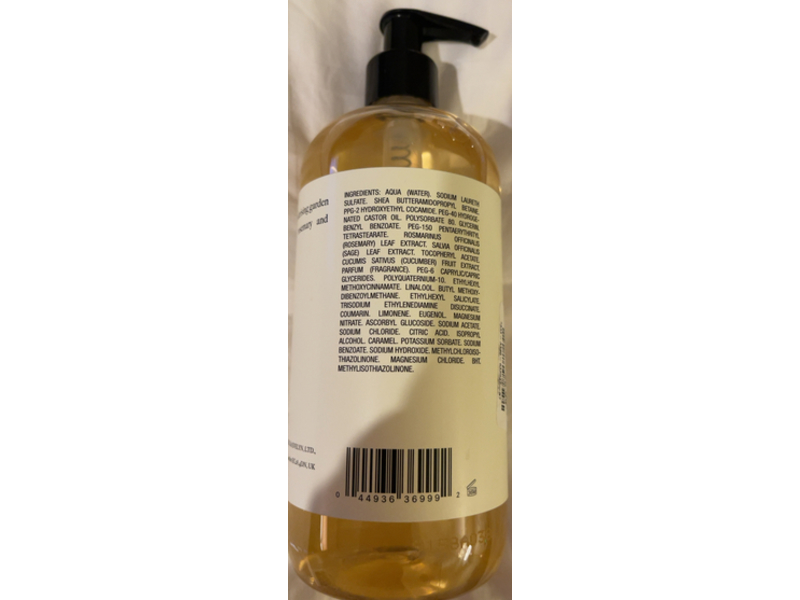 Crabtree & Evelyn Gardeners Hand Soap, 16.9 fl oz/500 mL