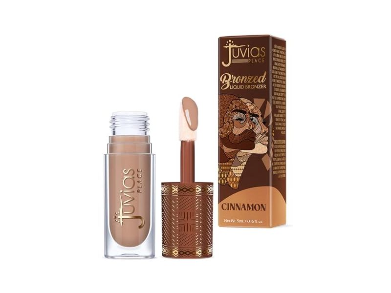 Juvias Place Bronzed Liquid Bronzer, Cinnamon, 0.16 fl oz/5 mL