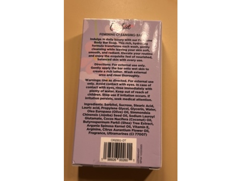 Orchid Feminine Cleansing Bar, 3.5 oz/100 g