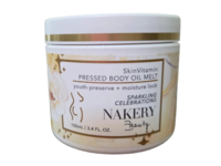 Nakery Beauty SkinVitamin Pressed Body Oil Melt, Sparkling Celebrations, 3.4 fl oz/100 mL - thumbnail 1