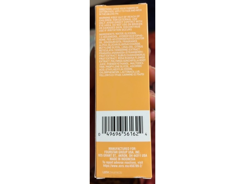 B.pure Glow Up Moisturizing Toner, Cloudberry Extract & Vitamin C, 4 fl oz/118 mL