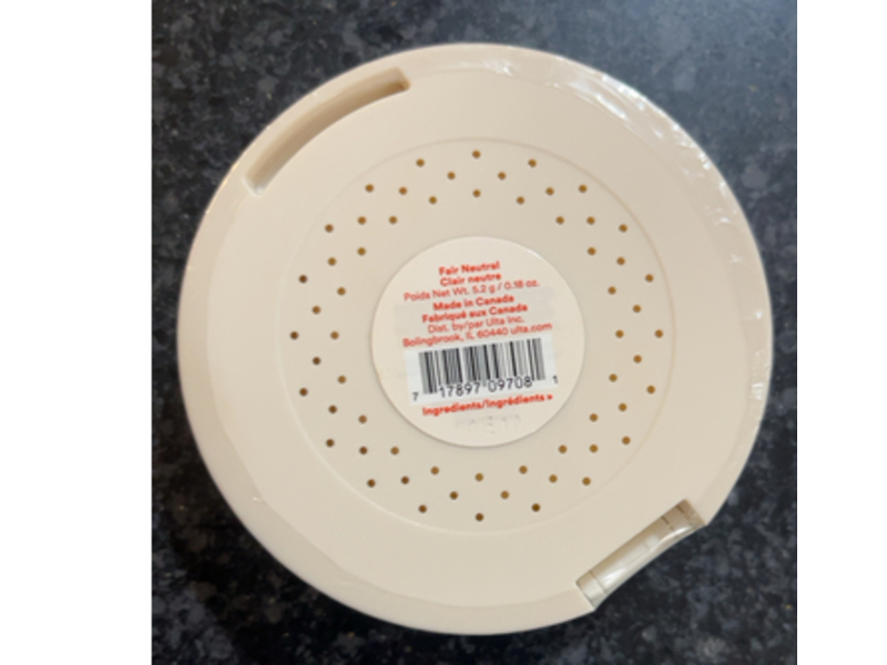 Ulta Beauty Collection Adjustable Coverage Powder Foundation, Fair Neutral, 0.18 oz/5.2 g