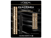 L'Oreal Paris Panorama Mascara, Blackest Black, 0.33 fl oz/9.9 mL, Pack Of 2 - thumbnail 1