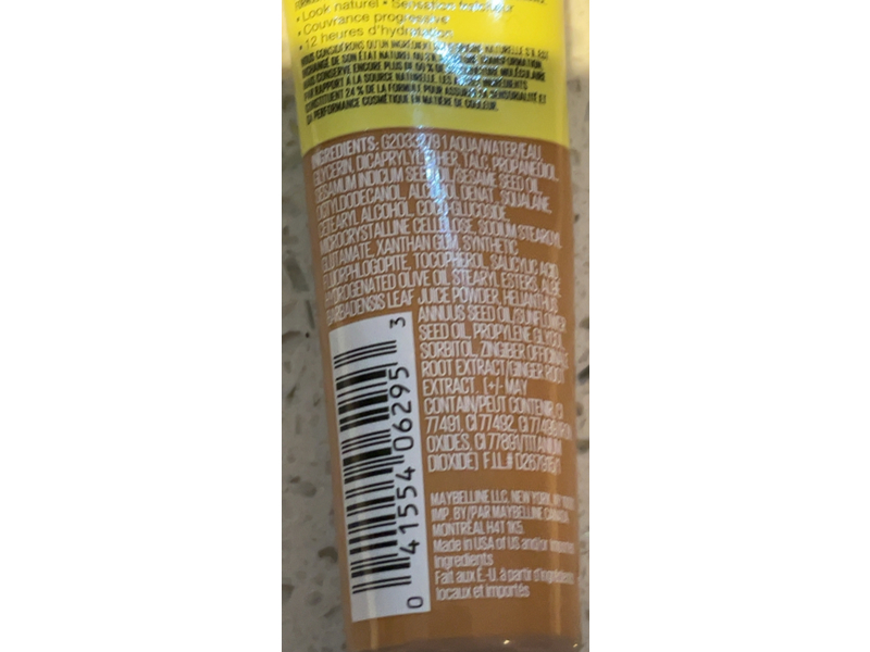 Maybelline Fit Me Tinted Moisturizer, 330, Aloe, 1 fl oz/30 mL