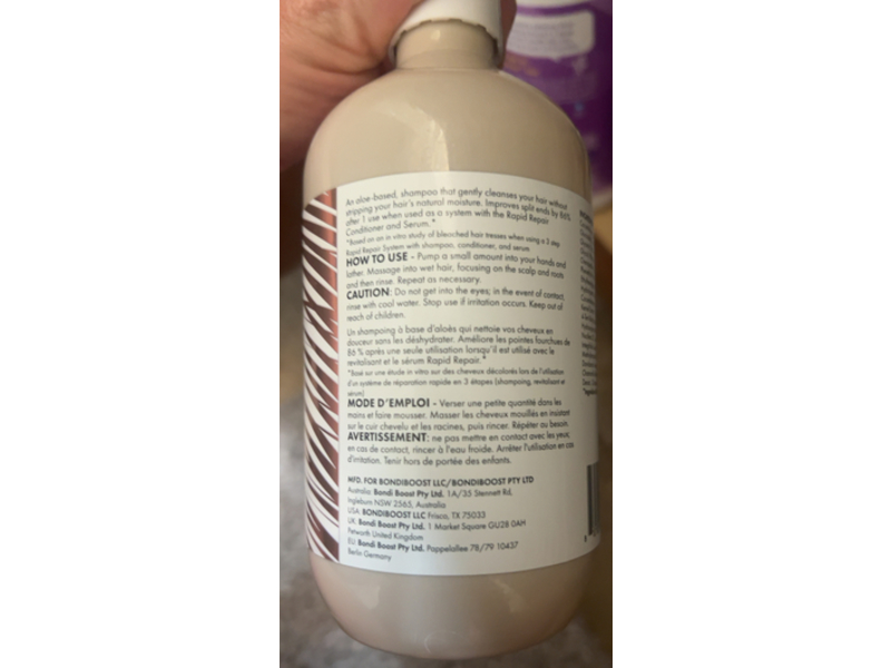 Bondi Boost Rapid Repair Shampoo,16.90 fl oz/500mL