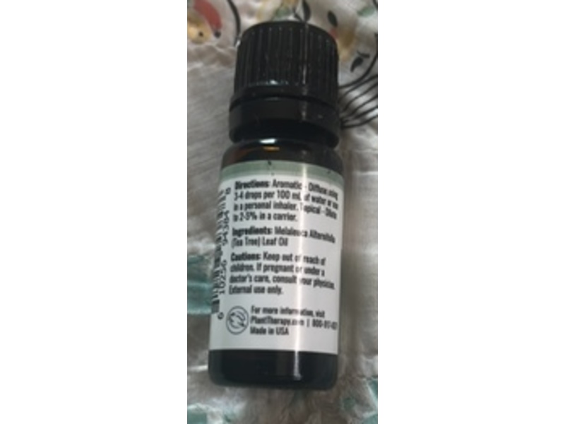 Plant Therapy Pure Essential Oil, Tea Tree, 0.33 fl oz/10 mL