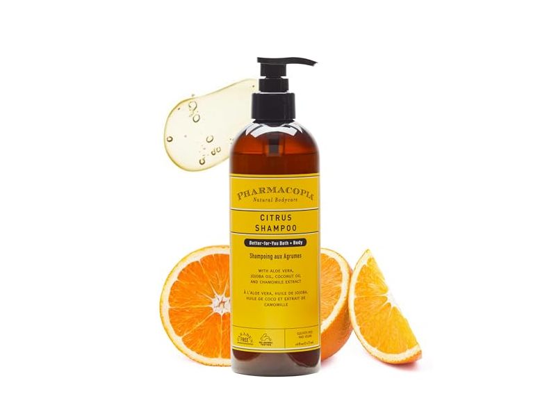 Pharmacopia Natural Bodycare Shampoo, Citrus, 16 fl oz/473 mL