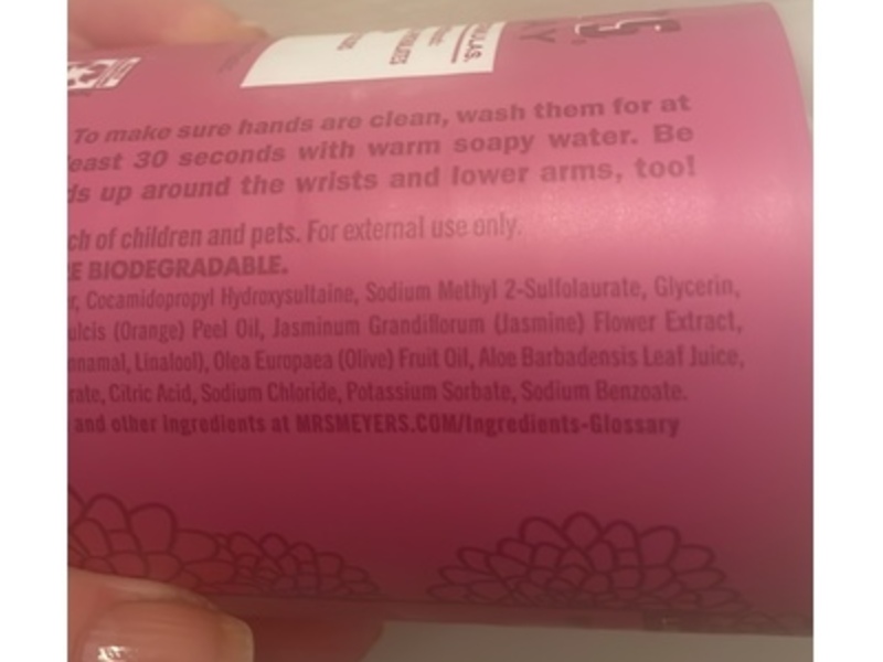 Mrs. Meyer's Clean Day Hand Soap, Mum Scent, 12.5 fl oz/370 mL, Pack Of 3