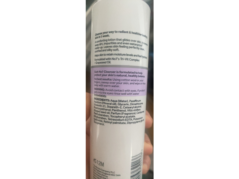 No7 Cleansing Lotion, 6.7 fl oz/200mL