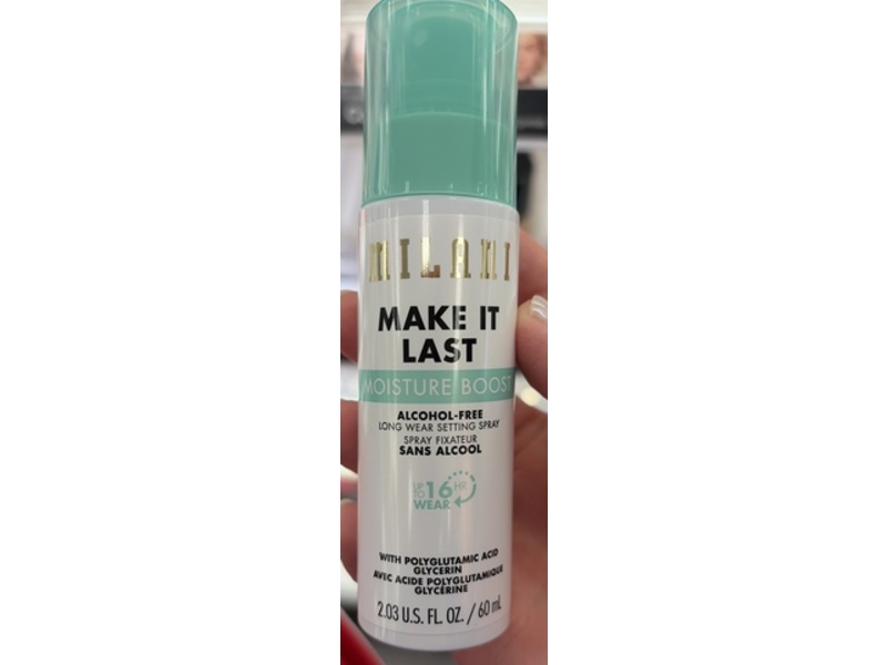 Milani Make It Last Moisture Boost Long Wear Setting Spray, Clear 110, 2.03 fl oz/60 mL