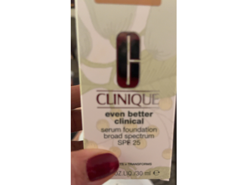 Clinique Even Better Clinical Serum Foundation, WN 64 Butterscotch, SPF 25, 1.0 oz/30 mL